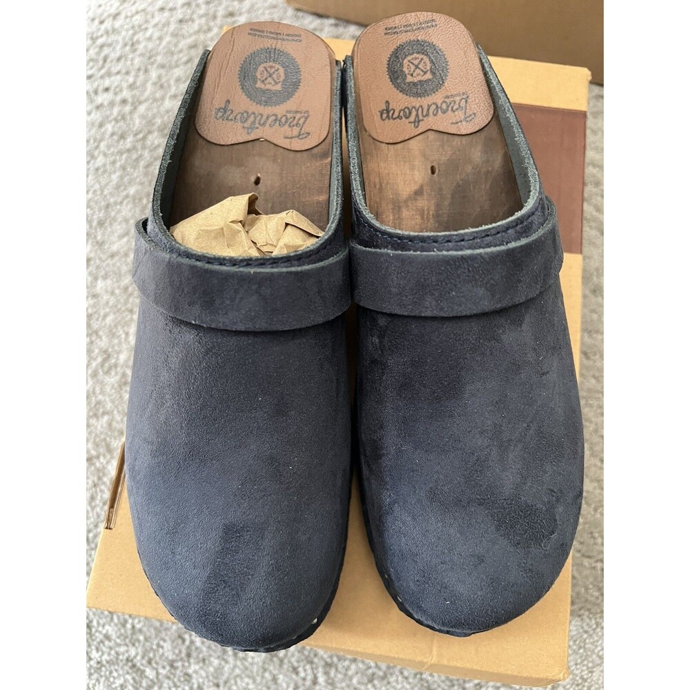 Troentorp Da Vinci Blue Suede Size 36 NIB - Picture 3 of 6